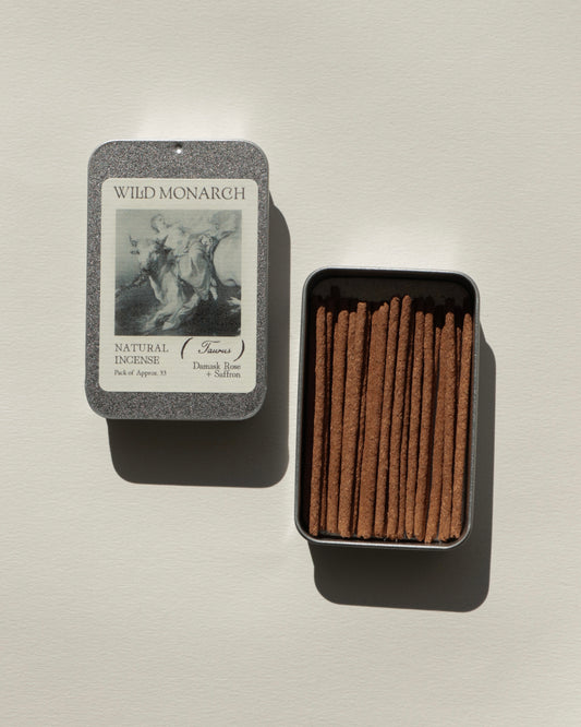 Taurus ♉︎ (Damask Rose + Saffron) Zodiac Incense