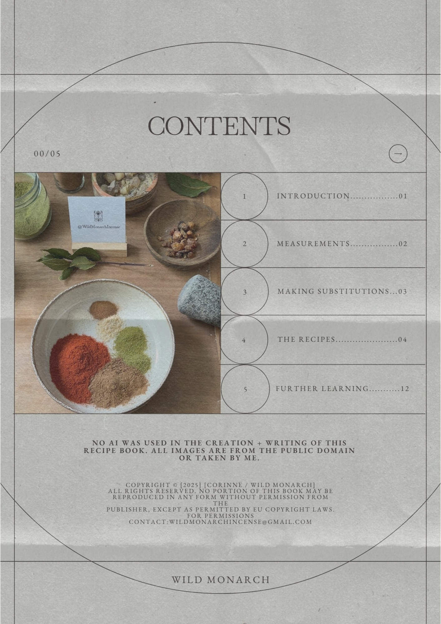 Natural Incense Recipes: Wheel of The Year
