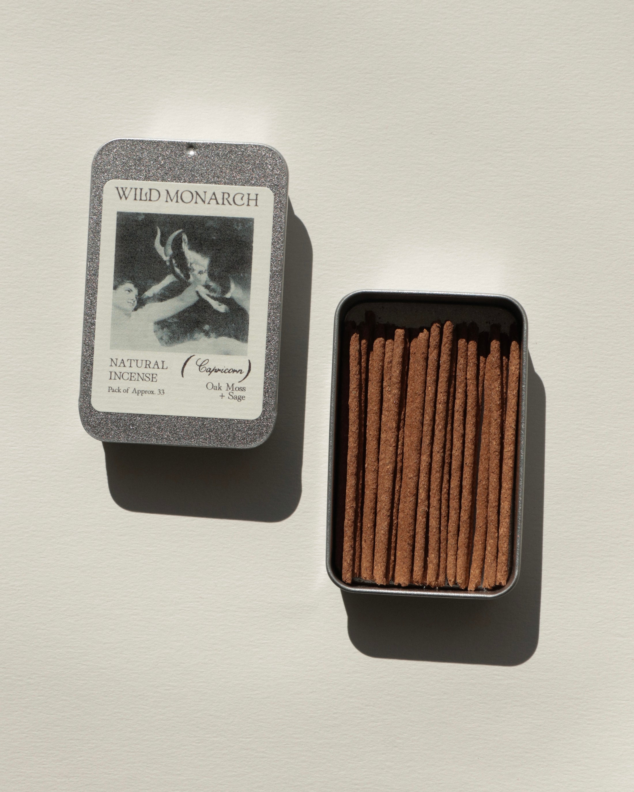 Capricorn ♑︎ (Oak Moss + Sage) Zodiac Incense
