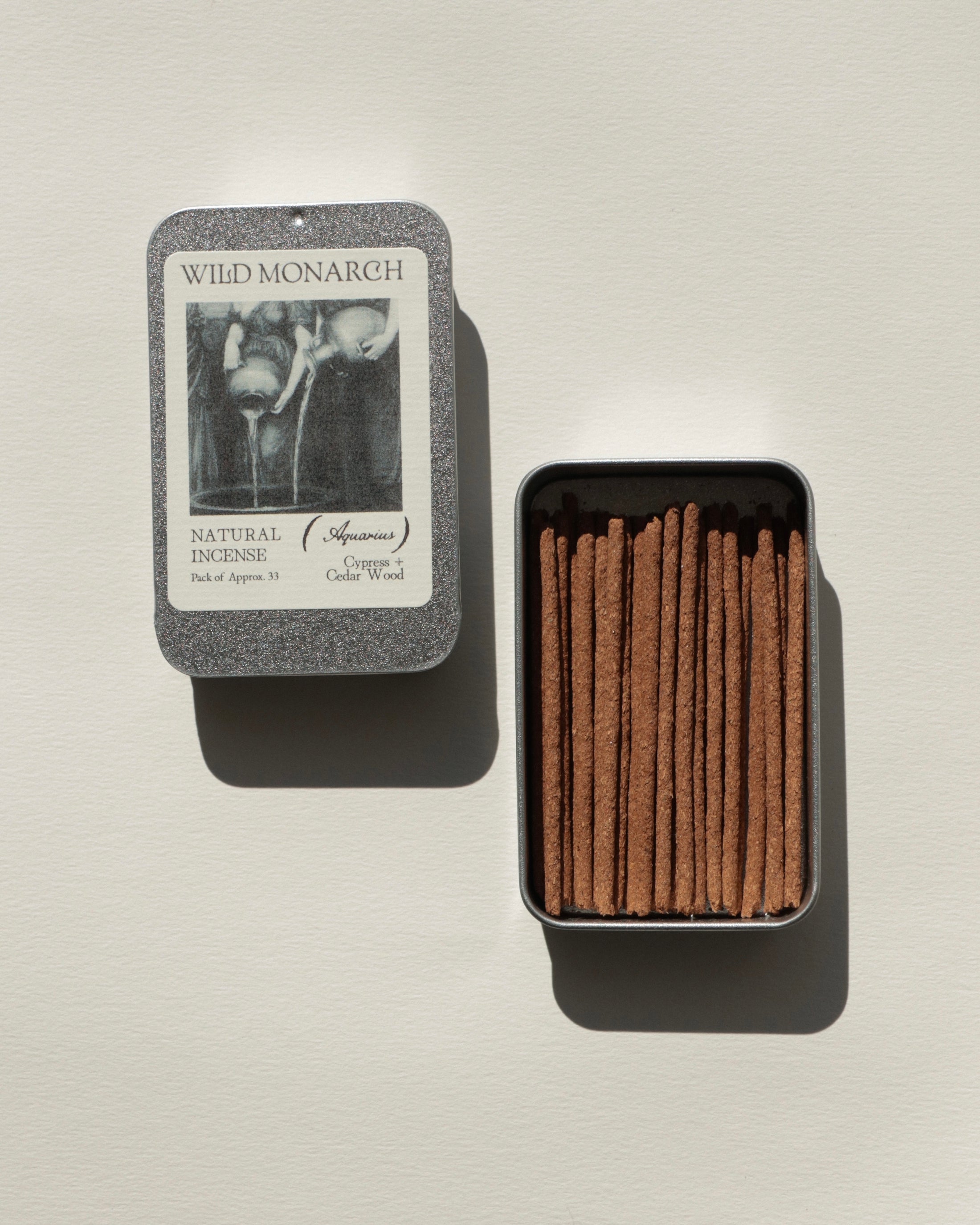 Aquarius ♒︎ (Cypress + Cedar Wood) Zodiac Incense