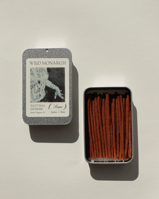 Scorpio ♏︎ (Amber + Rose) Zodiac Incense