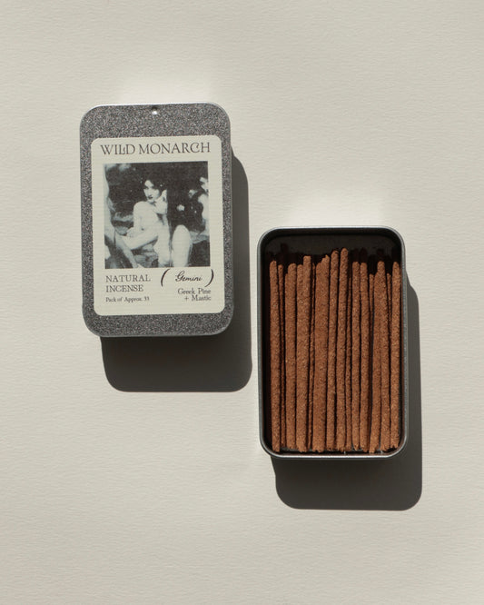 Gemini ♊︎ (Greek Pine + Mastic) Zodiac Incense