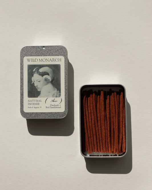 Aries ♈︎ (Patchouli + Red Sandalwood) Zodiac Incense