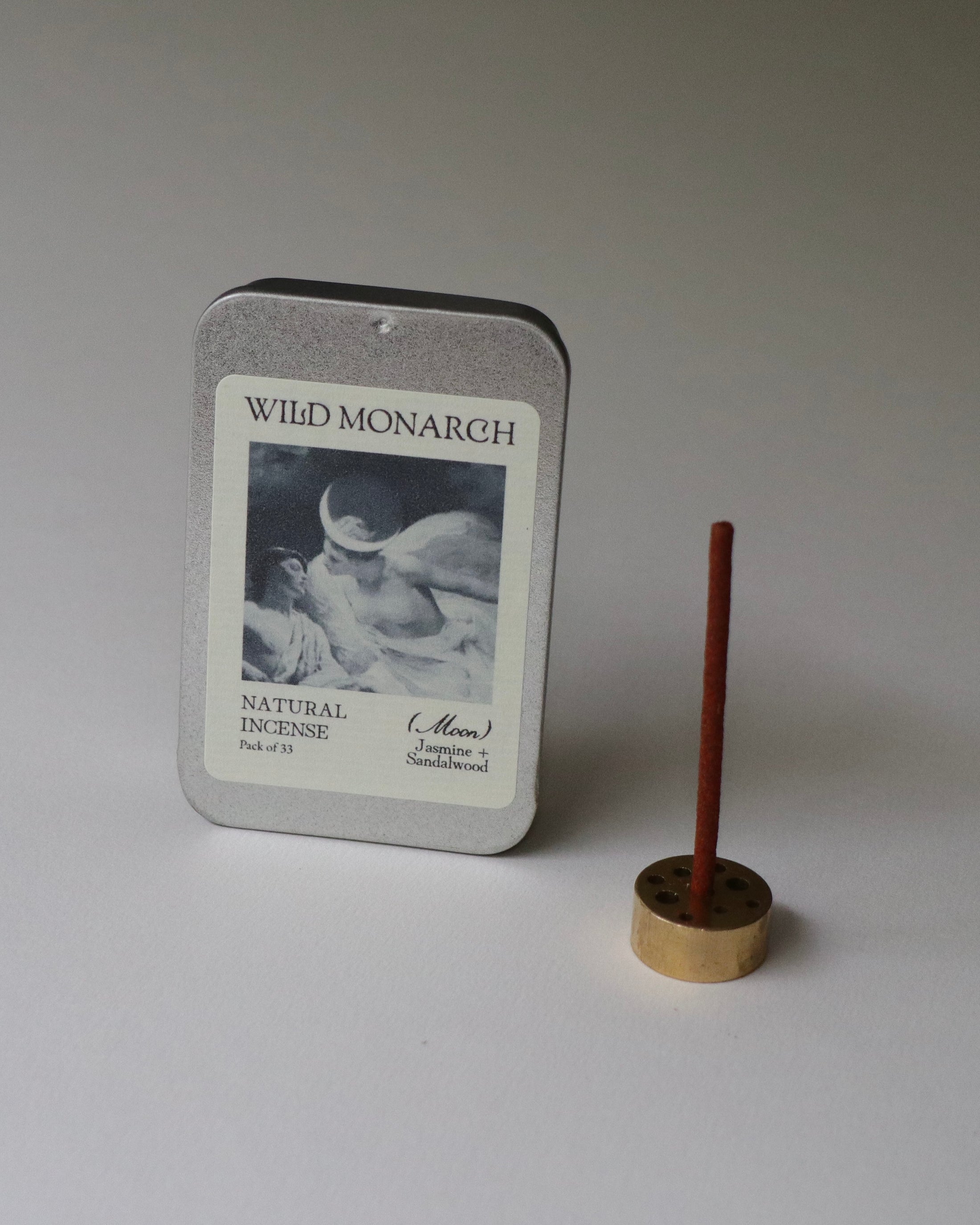 Moon (Jasmine + Sandalwood) Natural Incense