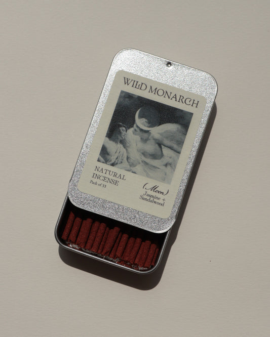 Moon (Jasmine + Sandalwood) Natural Incense